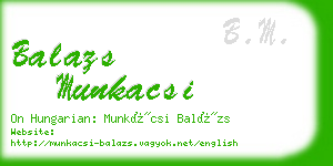 balazs munkacsi business card